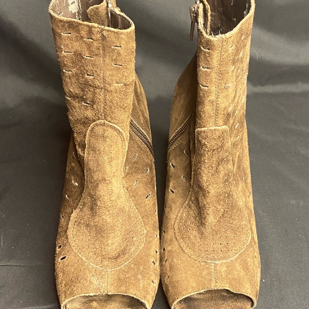 Brown Suede Ankle Boots
